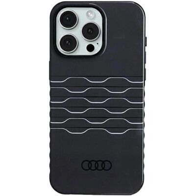 Audi iPhone 15 Pro Max MagSafe Hülle - Schwarz - Handyhülle Audi iPhone 15 Pro Max MagSafe Hülle - Schwarz - Handyhülle