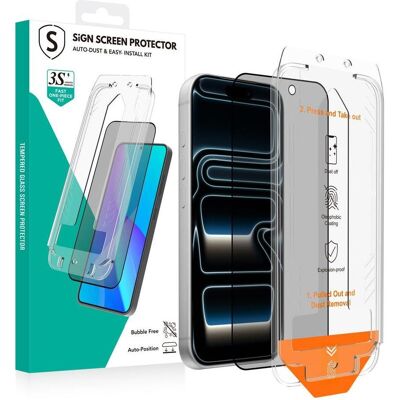 SiGN Privacy Screen Protector iPhone 17 Pro – EZ Apply with dust free applicator (1 Stk., Apple iPhone 17 Pro), Smartphone Schutzfolie, Transparent SiGN Privacy Screen Protector iPhone 17 Pro – EZ Apply with dust free applicator (1 Stk., Apple iPhone 17 Pro), Smartphone Schutzfolie, Transparent
