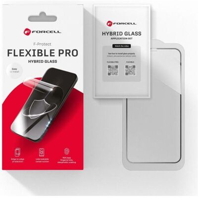 Forcell iPhone 14 Pro Bildschirmschutz - Schwarz Forcell iPhone 14 Pro Bildschirmschutz - Schwarz
