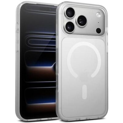 Crong Hybrid Matte Magnetic - MagSafe iPhone 17 Pro Max Case (White) (Apple iPhone 17 Pro Max), Smartphone Hülle, Transparent, Weiss Crong Hybrid Matte Magnetic - MagSafe iPhone 17 Pro Max Case (White) (Apple iPhone 17 Pro Max), Smartphone Hülle, Transparent, Weiss