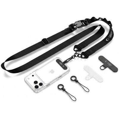 Tech-Protect Smycz C9S Rope Crossbody Black, Weiteres Smartphone Zubehör, Schwarz Tech-Protect Smycz C9S Rope Crossbody Black, Weiteres Smartphone Zubehör, Schwarz