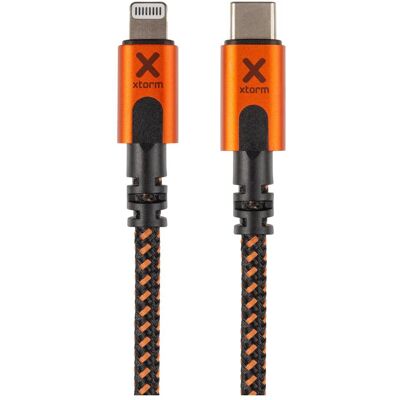Xtorm Lightning-Kabel - 1,5M, Schwarz, Orange - Robust & Schnell Xtorm Lightning-Kabel - 1,5M, Schwarz, Orange - Robust & Schnell