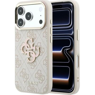 Guess - Hardcase 4G Big Resin Logo (GUHCP18L6P4SRMLP) – iPhone 18 Pro – Pink (Apple iPhone 17 Pro), Smartphone Hülle, Pink Guess - Hardcase 4G Big Resin Logo (GUHCP18L6P4SRMLP) – iPhone 18 Pro – Pink (Apple iPhone 17 Pro), Smartphone Hülle, Pink