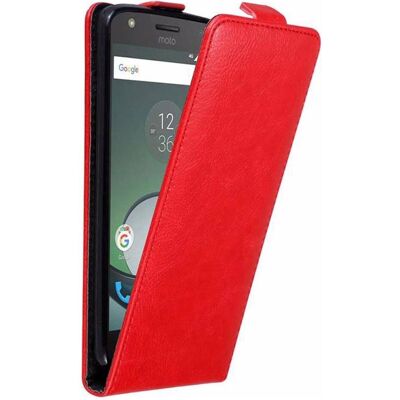 Motorola MOTO Z PLAY - Flip Stil Hülle - Rot Motorola MOTO Z PLAY - Flip Stil Hülle - Rot