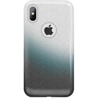 iLike iPhone X / iPhone XS Gradient Glitter 3in1 case (Apple iPhone X, Apple iPhone XS), Smartphone Hülle, Transparent iLike iPhone X / iPhone XS Gradient Glitter 3in1 case (Apple iPhone X, Apple iPhone XS), Smartphone Hülle, Transparent