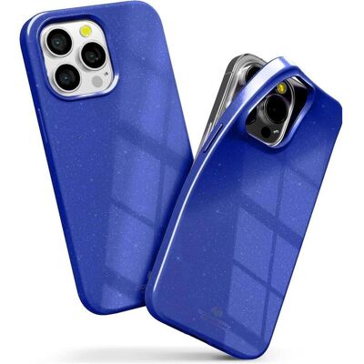 Mercury Dunkelblau Silikonhülle für iPhone 13 Pro - Schutz & Stil Mercury Dunkelblau Silikonhülle für iPhone 13 Pro - Schutz & Stil