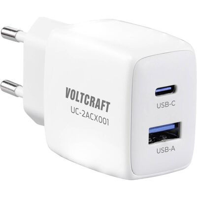 VOLTCRAFT UC-2ACX001 Ladegerät - 25W, 2 USB, USB-C, GaN VOLTCRAFT UC-2ACX001 Ladegerät - 25W, 2 USB, USB-C, GaN
