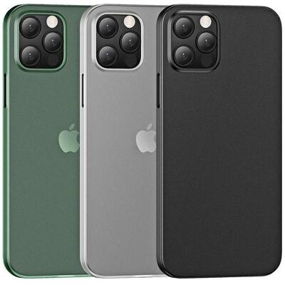 Usams Grüner iPhone 12 Mini Hülle - Transparent Stoßfest Usams Grüner iPhone 12 Mini Hülle - Transparent Stoßfest