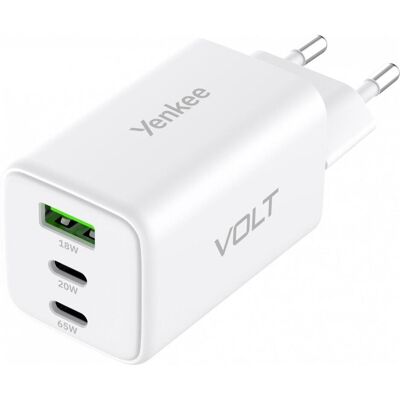Yenkee Volt Lader 3Xusb 65W -Yac G65 Yenkee Volt Lader 3Xusb 65W -Yac G65