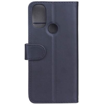 Gear Leder Wallet-Hülle für Motorola E20/E30/E40 - Schwarz Gear Leder Wallet-Hülle für Motorola E20/E30/E40 - Schwarz