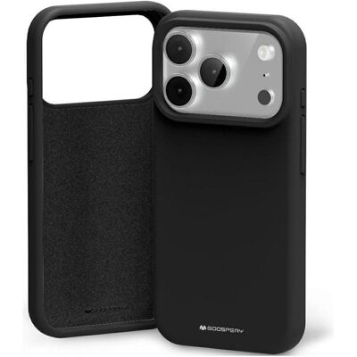 Mercury Etui Silicone do iPhone 17 Pro czarny (Apple iPhone 17 Pro), Smartphone Hülle, Schwarz Mercury Etui Silicone do iPhone 17 Pro czarny (Apple iPhone 17 Pro), Smartphone Hülle, Schwarz