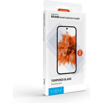 Fixed 2,5D Tempered Glass for Apple iPhone Air, 2 pcs (2 Stk., Apple iPhone Air), Smartphone Schutzfolie, Transparent Fixed 2,5D Tempered Glass for Apple iPhone Air, 2 pcs (2 Stk., Apple iPhone Air), Smartphone Schutzfolie, Transparent