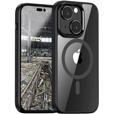 JT Berlin BackCase Pankow Hybrid MagSafe (Apple iPhone 14), Smartphone Hülle, Schwarz, Transparent JT Berlin BackCase Pankow Hybrid MagSafe (Apple iPhone 14), Smartphone Hülle, Schwarz, Transparent