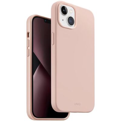 Uniq Lino iPhone 14 Plus Zartrosa - Smartphone Hülle Uniq Lino iPhone 14 Plus Zartrosa - Smartphone Hülle