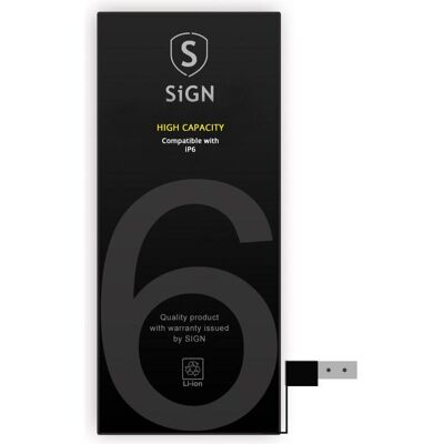 SiGN iPhone 6 High Capacity Battery - 2160mAh, Smartphone Akku SiGN iPhone 6 High Capacity Battery - 2160mAh, Smartphone Akku