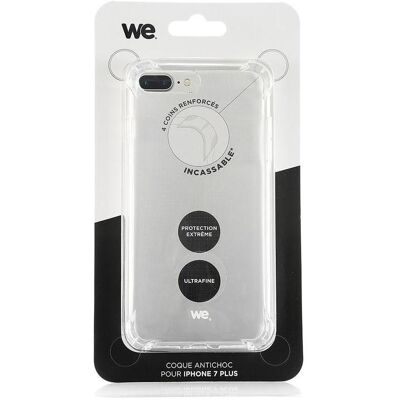 We-Vibe We coque de protection ANTI-CHOCS APPLE IPHONE 7+/ 8+ Transparent: 4 coins renfo (Apple iPhone 7 Plus, Apple iPhone 8 Plus), Smartphone Hülle, Transparent We-Vibe We coque de protection ANTI-CHOCS APPLE IPHONE 7+/ 8+ Transparent: 4 coins renfo (Apple iPhone 7 Plus, Apple iPhone 8 Plus), Smartphone Hülle, Transparent