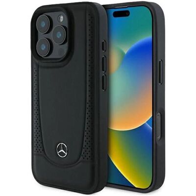 Mercedes iPhone 16 Pro Max Leder Urban Hartschale Mercedes iPhone 16 Pro Max Leder Urban Hartschale