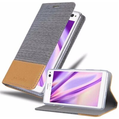 Sony Xperia C4 Jeans Schutzhuelle - Standfunktion Sony Xperia C4 Jeans Schutzhuelle - Standfunktion