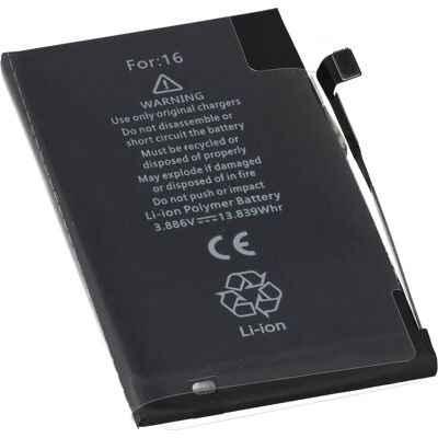 AccuCell Akku passend für Apple iPhone 16 Li-Polymer 3,88V 3561mAh 13,83Wh, Smartphone Akku AccuCell Akku passend für Apple iPhone 16 Li-Polymer 3,88V 3561mAh 13,83Wh, Smartphone Akku