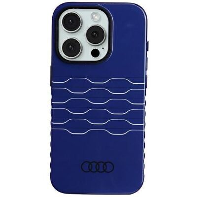 Audi iPhone 15 Pro Hartcase - Marineblau MagSafe Audi iPhone 15 Pro Hartcase - Marineblau MagSafe