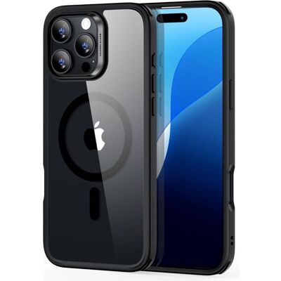 ESR Classic Hybrid HaloLock Case (Apple iPhone 16 Pro), Smartphone Hülle, Schwarz, Transparent ESR Classic Hybrid HaloLock Case (Apple iPhone 16 Pro), Smartphone Hülle, Schwarz, Transparent