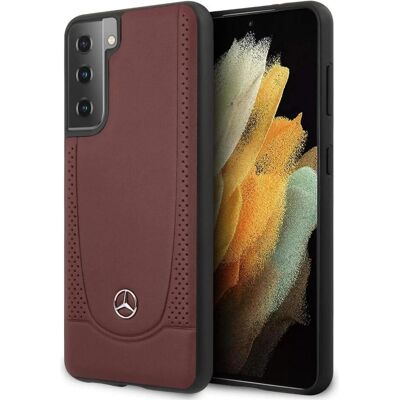 Mercedes MEHCS21MARMRE S21+ G996 raudona/red hardcase Urban Line (Samsung Galaxy S21+), Smartphone Hülle, Rot Mercedes MEHCS21MARMRE S21+ G996 raudona/red hardcase Urban Line (Samsung Galaxy S21+), Smartphone Hülle, Rot