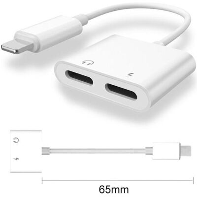 PowerGuard Dual Lightning Audio & Charge Adapter Splitter - Adapter PowerGuard Dual Lightning Audio & Charge Adapter Splitter - Adapter