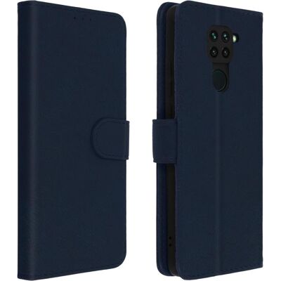 Avizar Xiaomi Redmi Note 9 Vollfunktions Wallet Blau Avizar Xiaomi Redmi Note 9 Vollfunktions Wallet Blau