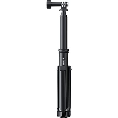 Telesin Schwarz Selfie Stick + Stativ für Sportkameras - Selfie Stick, Action Cam Zubehör Telesin Schwarz Selfie Stick + Stativ für Sportkameras - Selfie Stick, Action Cam Zubehör