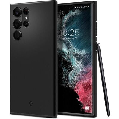 Spigen Thin Fit (Samsung Galaxy S22 Ultra 5G), Smartphone Hülle, Schwarz Spigen Thin Fit (Samsung Galaxy S22 Ultra 5G), Smartphone Hülle, Schwarz
