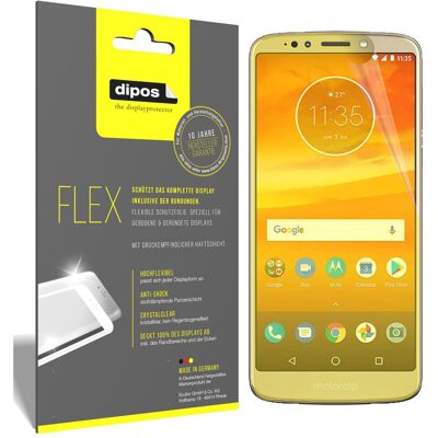 Dipos - Moto E5 Plus - Vollabdeckung 3D - Transparent - Displayschutzfolie Dipos - Moto E5 Plus - Vollabdeckung 3D - Transparent - Displayschutzfolie