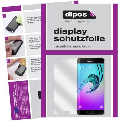Dipos Displayschutzfolie Crystalclear (Samsung Galaxy A5 (2016)), Smartphone Schutzfolie, Transparent Dipos Displayschutzfolie Crystalclear (Samsung Galaxy A5 (2016)), Smartphone Schutzfolie, Transparent