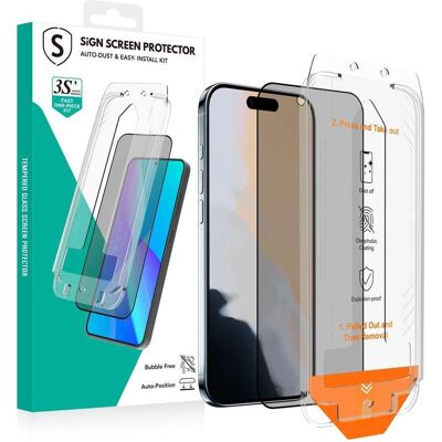 SiGN Privacy Screen Protector iPhone Air – EZ Apply with dust free applicator (Apple iPhone Air), Smartphone Schutzfolie, Transparent SiGN Privacy Screen Protector iPhone Air – EZ Apply with dust free applicator (Apple iPhone Air), Smartphone Schutzfolie, Transparent