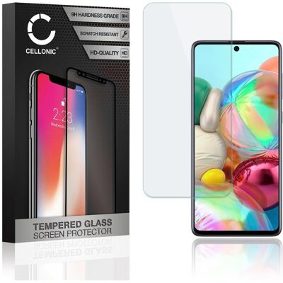 Cellonic Displayschutzglas (generisch) für Samsung Galaxy A71 (SM-A715), Smartphone Schutzfolie, Transparent Cellonic Displayschutzglas (generisch) für Samsung Galaxy A71 (SM-A715), Smartphone Schutzfolie, Transparent
