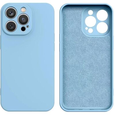 Hurtel Silikonhülle Für iPhone 14 Plus - Hellblau Hurtel Silikonhülle Für iPhone 14 Plus - Hellblau