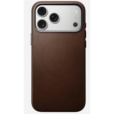 Nomad Traditional Leather Case (Apple iPhone 17 Pro Max), Smartphone Hülle, Bronze, Braun Nomad Traditional Leather Case (Apple iPhone 17 Pro Max), Smartphone Hülle, Bronze, Braun