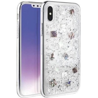 Uniq Unique case Lumence Clear iPhone Xs Max silver (Apple iPhone XS Max), Smartphone Hülle, Silber Uniq Unique case Lumence Clear iPhone Xs Max silver (Apple iPhone XS Max), Smartphone Hülle, Silber