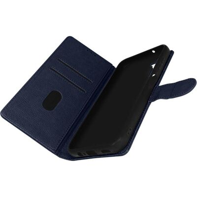 Avizar Hülle für A14 5G / 4G mit Wallet und Video-Ständer - Blau Avizar Hülle für A14 5G / 4G mit Wallet und Video-Ständer - Blau