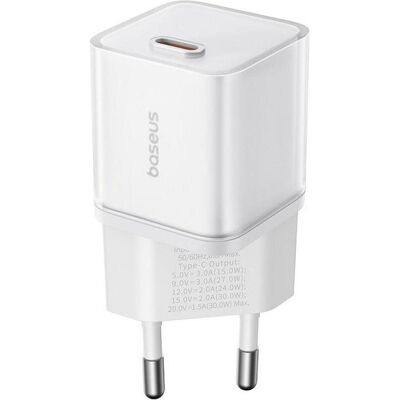 Baseus GaN5S 30 Watt Ladegerät - Schnelles USB-C Laden für iPhone 15 Baseus GaN5S 30 Watt Ladegerät - Schnelles USB-C Laden für iPhone 15