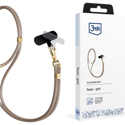 3MK EasyClip Elite Taupe (gold) Smycz do telefonu, Weiteres Smartphone Zubehör, Gold 3MK EasyClip Elite Taupe (gold) Smycz do telefonu, Weiteres Smartphone Zubehör, Gold