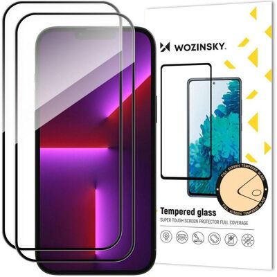 Wozinsky iPhone 15 Pro Max Vollbild-Hartglas-Displayschutz - Schwarz Wozinsky iPhone 15 Pro Max Vollbild-Hartglas-Displayschutz - Schwarz