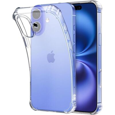 Screenguard Crystal Clear Case Bumper (Apple iPhone 16 Plus), Smartphone Hülle, Transparent Screenguard Crystal Clear Case Bumper (Apple iPhone 16 Plus), Smartphone Hülle, Transparent