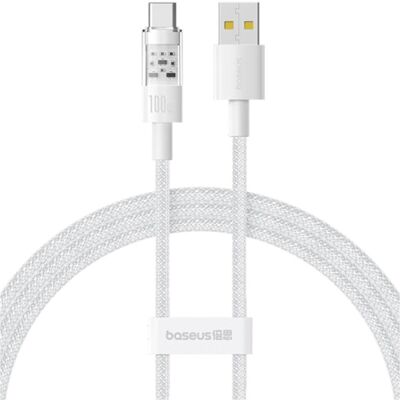 Baseus P10373002211-01 Datenkabel Gem - USB zu Type-C - 2m - Mondweiß - Ladekabel Baseus P10373002211-01 Datenkabel Gem - USB zu Type-C - 2m - Mondweiß - Ladekabel