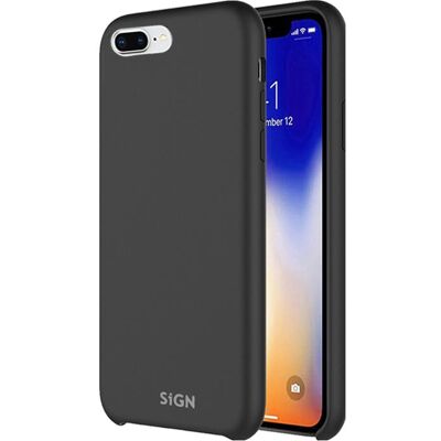 SiGN Liquid Silicone Case for iPhone 7 & 8 Plus - Black (Apple iPhone 7 Plus, Apple iPhone 8 Plus), Smartphone Hülle, Schwarz SiGN Liquid Silicone Case for iPhone 7 & 8 Plus - Black (Apple iPhone 7 Plus, Apple iPhone 8 Plus), Smartphone Hülle, Schwarz