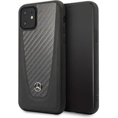 Mercedes MEHCN61ACABK iPhone 11 6.1 quot black (Apple iPhone 11, Apple iPhone XR), Smartphone Hülle, Schwarz Mercedes MEHCN61ACABK iPhone 11 6.1 quot black (Apple iPhone 11, Apple iPhone XR), Smartphone Hülle, Schwarz