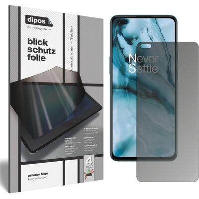 Dipos Blickschutzfolie 4-Way Privacy (OnePlus Nord), Smartphone Schutzfolie, Transparent Dipos Blickschutzfolie 4-Way Privacy (OnePlus Nord), Smartphone Schutzfolie, Transparent