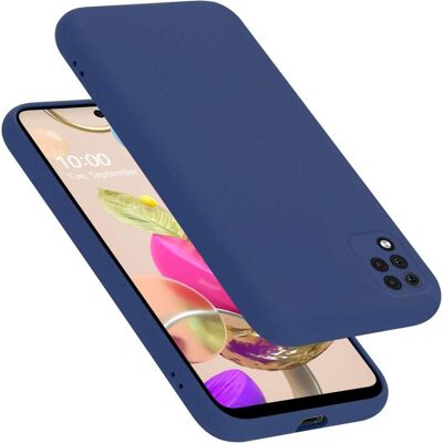 LG - K42 - Flüssiges Design - Blau - Hülle LG - K42 - Flüssiges Design - Blau - Hülle