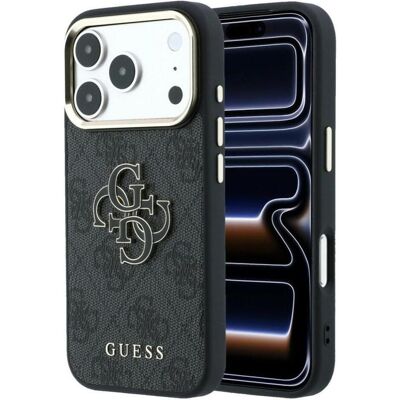 Guess - Hardcase 4G Big Resin Logo (GUHCP18L6P4SRMLK) - iPhone 18 Pro - Black (Apple iPhone 17 Pro), Smartphone Hülle, Schwarz Guess - Hardcase 4G Big Resin Logo (GUHCP18L6P4SRMLK) - iPhone 18 Pro - Black (Apple iPhone 17 Pro), Smartphone Hülle, Schwarz