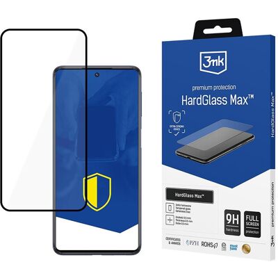 3MK HardGlass Max do Samsung Galaxy M53 5G (Samsung Galaxy M53 5G), Smartphone Schutzfolie, Schwarz 3MK HardGlass Max do Samsung Galaxy M53 5G (Samsung Galaxy M53 5G), Smartphone Schutzfolie, Schwarz