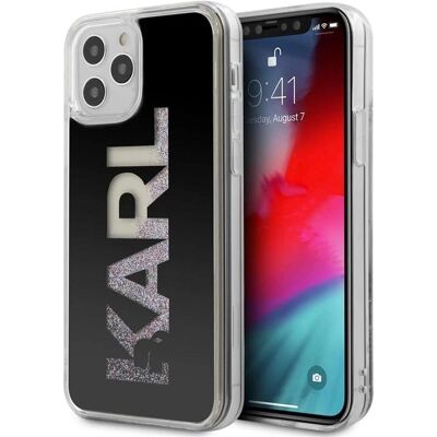 Karl Lagerfeld Case (Apple iPhone 12 Pro Max), Smartphone Hülle, Schwarz Karl Lagerfeld Case (Apple iPhone 12 Pro Max), Smartphone Hülle, Schwarz